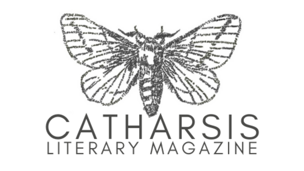 Catharsis Literary Magazine logo featuring an illustration of a moth